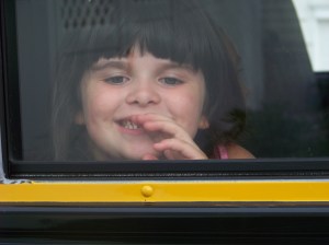 Megan's first day of Kindergarten 2009